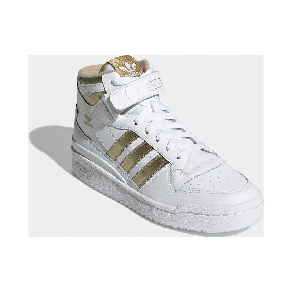 adidas Forum Mid Cloud White / Matte Gold / Beige Tone (GX5055)