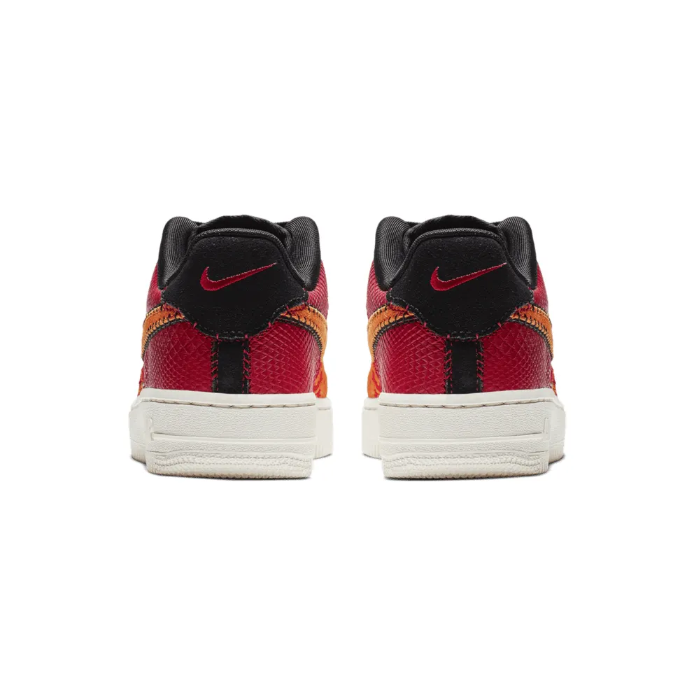 Nike Air Force 1 Low Chinese New Year 2019 (GS) Gym Red/Black-Canyon Gold-Orange Peel (AV5167-600)