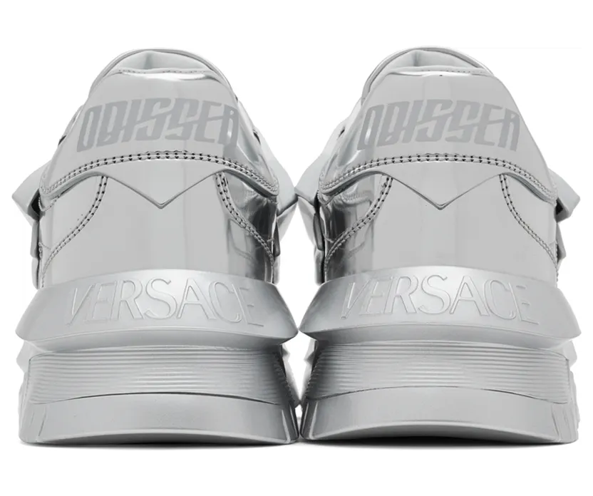 Versace Silver Odissea Sneakers (1004524 1A02259) (2)