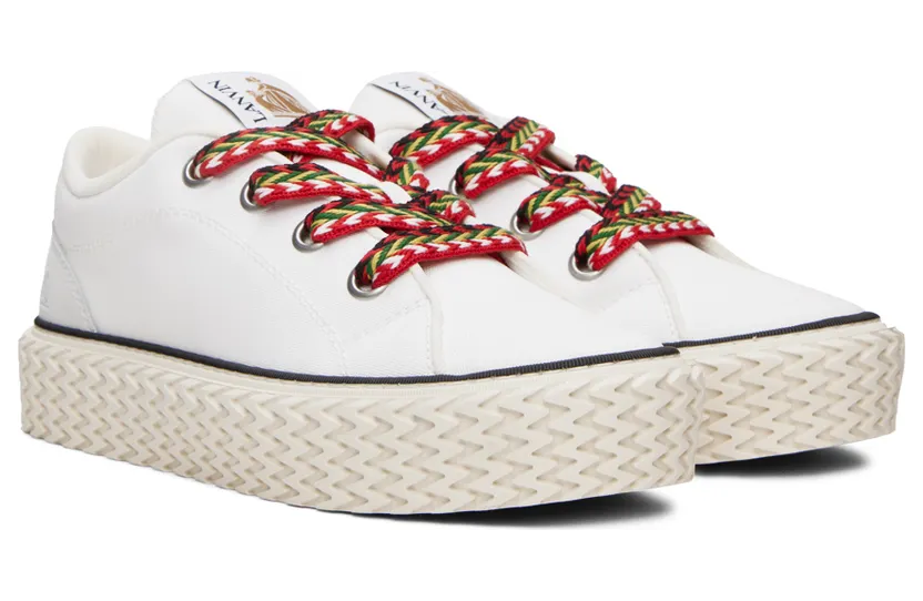Lanvin White Curbies Sneakers (FM-SKIK01-CANV-E22) (4)