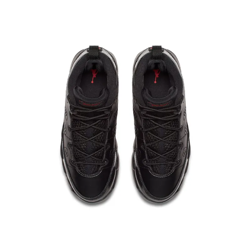 Jordan 9 Retro Bred Patent (PS) Black/University Red-Anthracite (401811-014)
