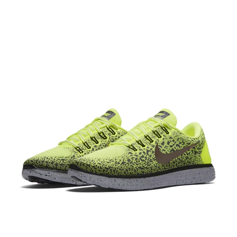 Nike Free Run Distance Shield Volt/Metallic Red Bronze-Dark Grey Volt/Metallic Red Bronze-Dark Grey (849660-700)