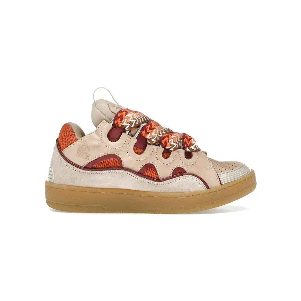 Lanvin Curb Sneaker Pale Pink Mango (FW-SKDK02-DRAG-E23)