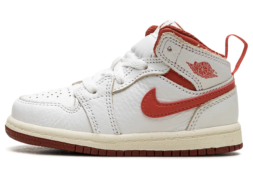 Air Jordan 1 Mid SE TD “White Dune Red” (FJ3466-160)