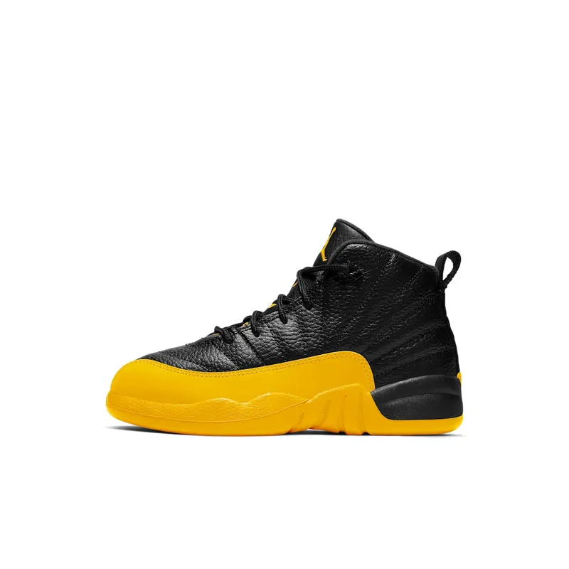 Jordan 12 Retro Black University Gold (PS) Black/University Gold (151186-070)