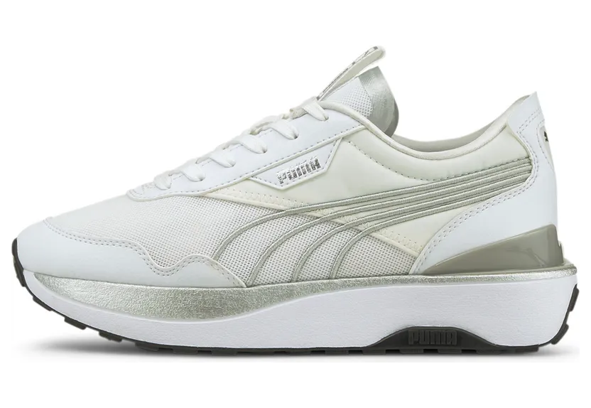 Puma Cruise Rider Metal dames Zilver/Wit (381615-01)