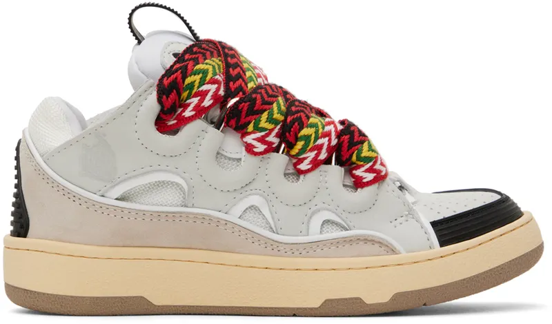 Lanvin Curb “White/Gray” (FW-SKDK02-DRA2-A21)
