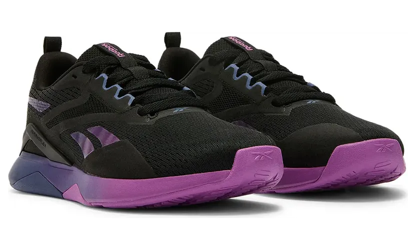Reebok Nanoflex Black / Purple Rave / Twilight Purple (100211925)