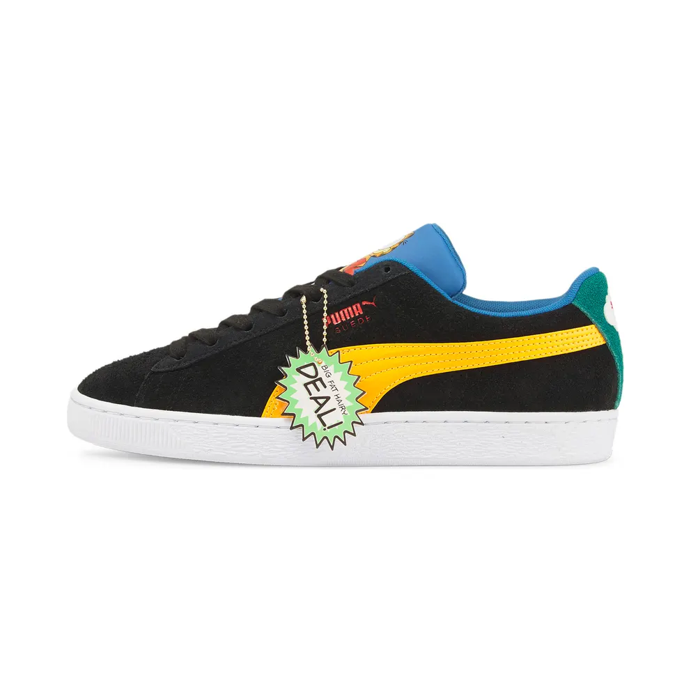 Puma Suede Garfield Dark Cheddar / Celandine / Vallarta Blue (384182-01)
