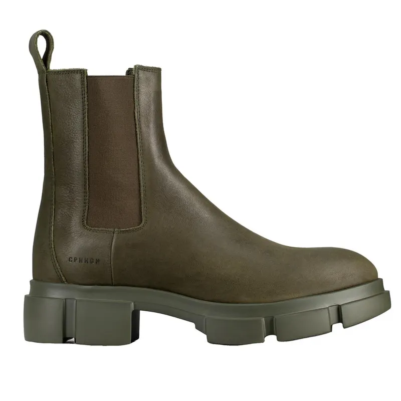 Copenhagen Studios sneaker Waxed Nabuc Khaki (CPH570-NAKH)