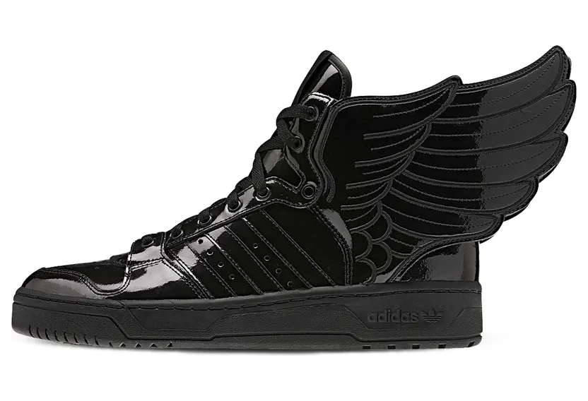 Adidas Jeremy Scott JS Wings 2.0 ‘Black Patent’ (Q23668)