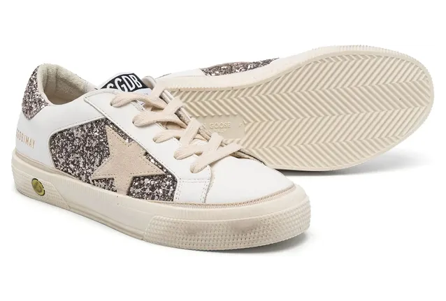 Golden Goose Glitter-panelled May “White” (GJF00715 F005321 11694) (2)