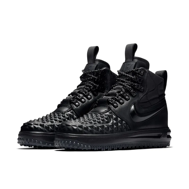 Nike Lunar Force 1 Duckboot Black (W) Black/Black-White (AA0283-001)
