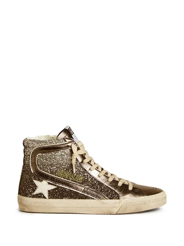 Golden Goose ‘Slide’ Sneakers – Braun (GWF00115F006619)