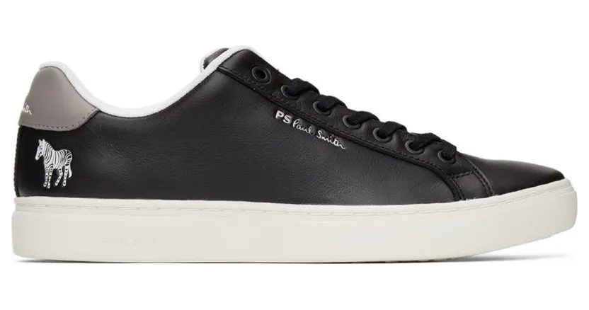 Paul Smith Black Leather Zebra Rex 79 BLACKS (M2S-REX50-GLEA-79)