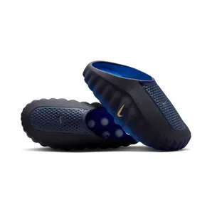 Nike Mind 001 Slide “Blackened Blue / Game Royal / White / Metallic Copper” (HQ4307-400)