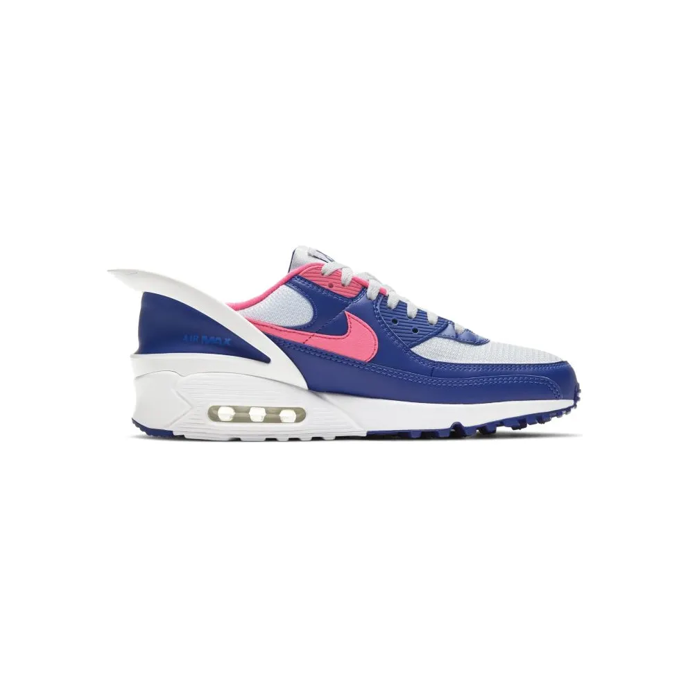 Nike Air Max 90 Flyease Deep Royal Blue Hyper Pink White/White-Deep Royal Blue-Hyper Pink (CU0814-101)