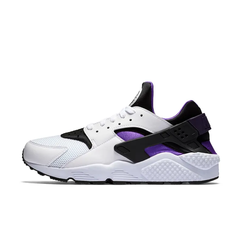 Nike Air Huarache White/Hyper Grp-Black-Purple Dynasty (318429-105)