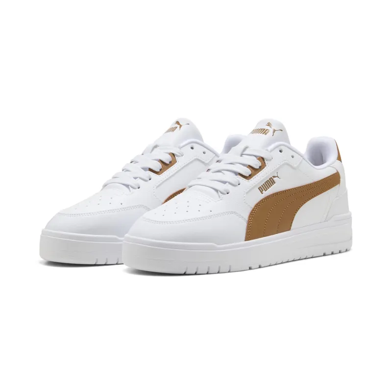 Puma Shuffle Downtown “Puma White / Kona Brown” (402596_17)