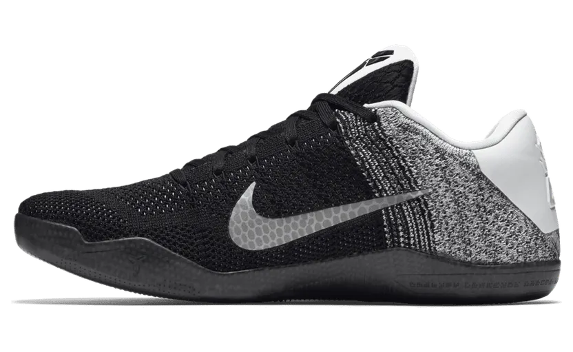 Nike Kobe 11 Elite Low White Black (822675-105)