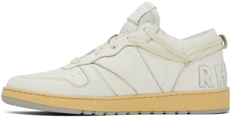 Rhude SSENSE Exclusive White Rhecess Low (RHSS22FO23178377)
