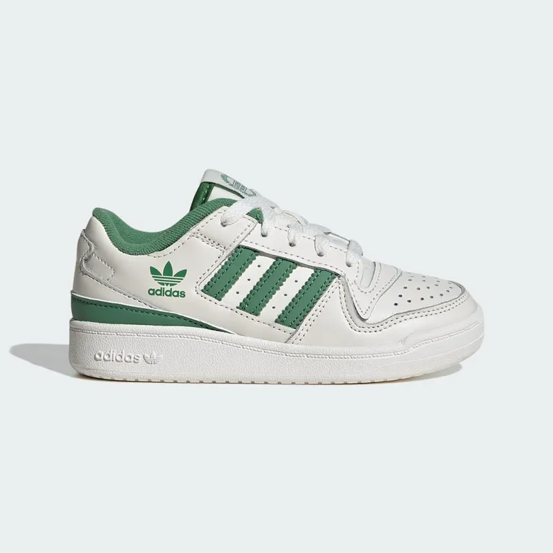 adidas Forum Low CL Shoes Kids Cloud White / Preloved Green / Preloved Green (ID8719)