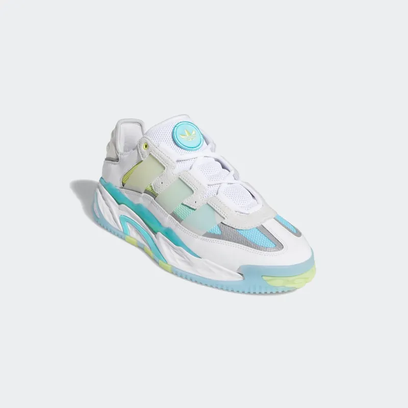Adidas Niteball Cloud White / Pulse Aqua / Pulse Yellow (S24137)