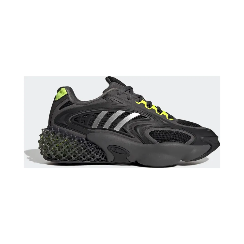 adidas 4D Krazed Schuh Core Black / Silver Metallic / Solar Yellow (GX9595)