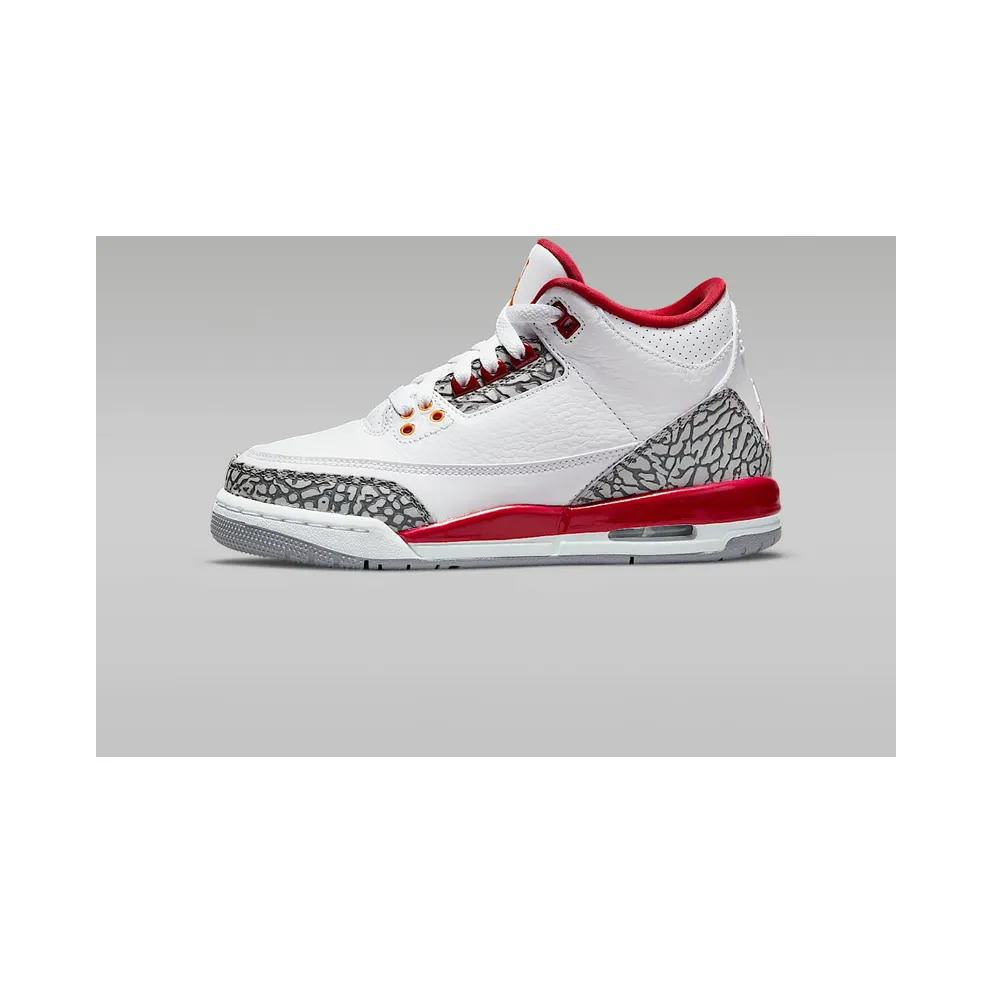 Air Jordan 3 GS Cardinal Red – “Red / White / Grey” (398614-126)