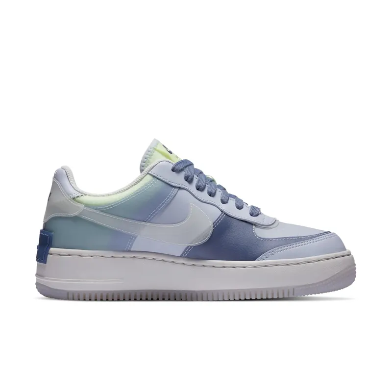 Nike WMNS Air Force 1 Shadow SE White Indigo (2020) (CK6561-001)