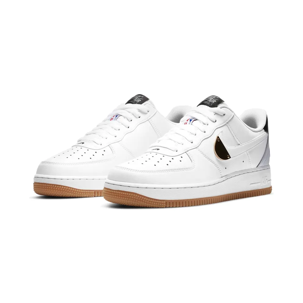 Nike Air Force 1 Low NBA White Grey Gum White/Pure Platinum-Cool Grey-White (CT2298-100)