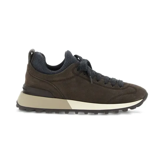 Brunello Cucinelli aus Wildleder “Brown” (MZ60G3087)