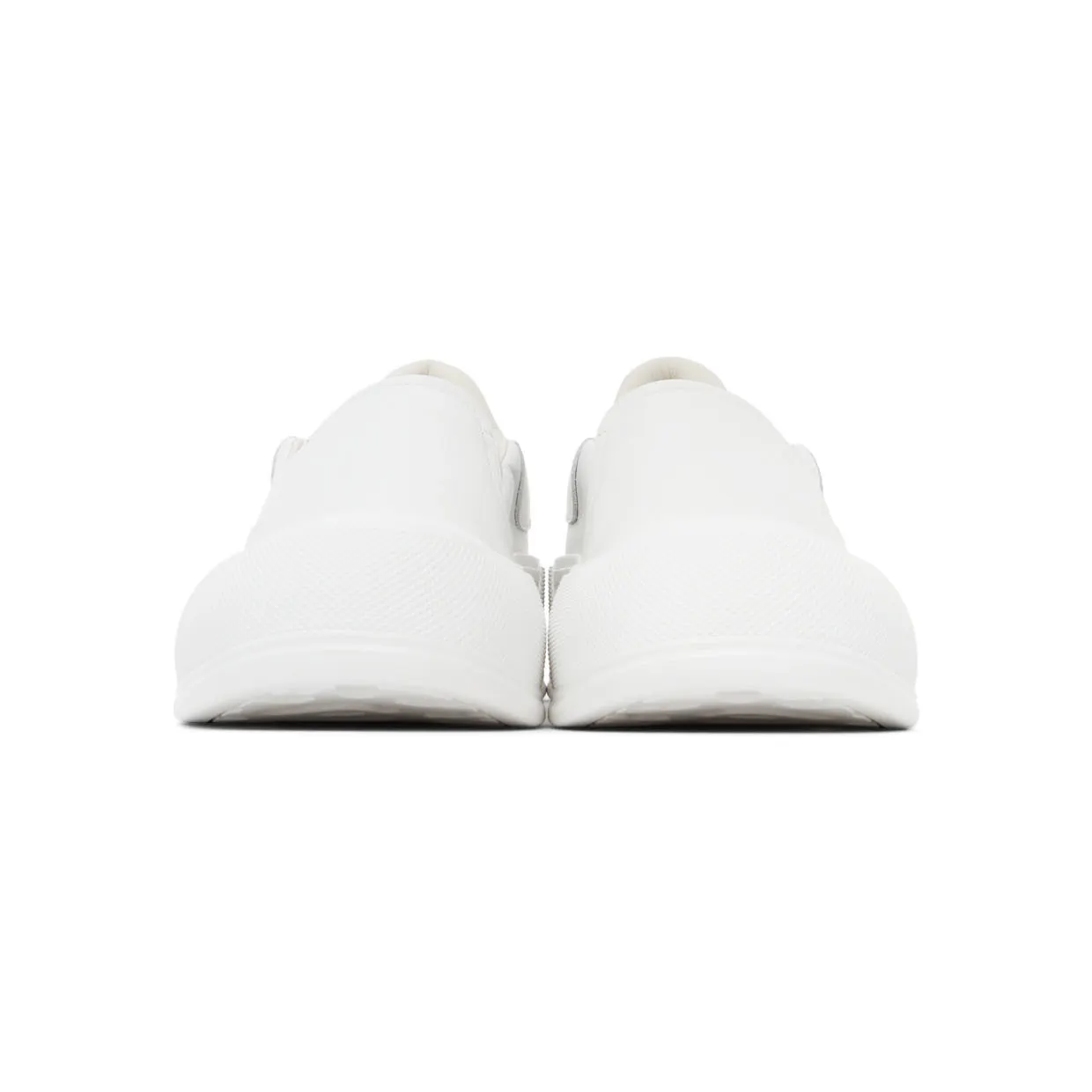 Alexander McQueen White Deck Skate Plimsoll Sneakers (654592WHZT8) (2)