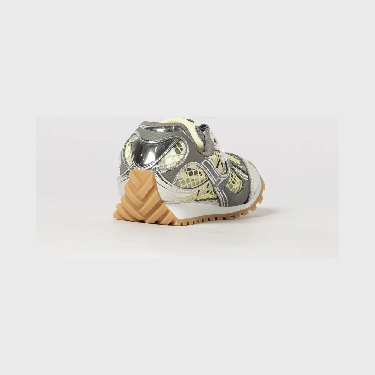 Bottega Veneta Orbit Technical Mesh Sneakers in a Bicolor Design White (755915V2X409561) (2)
