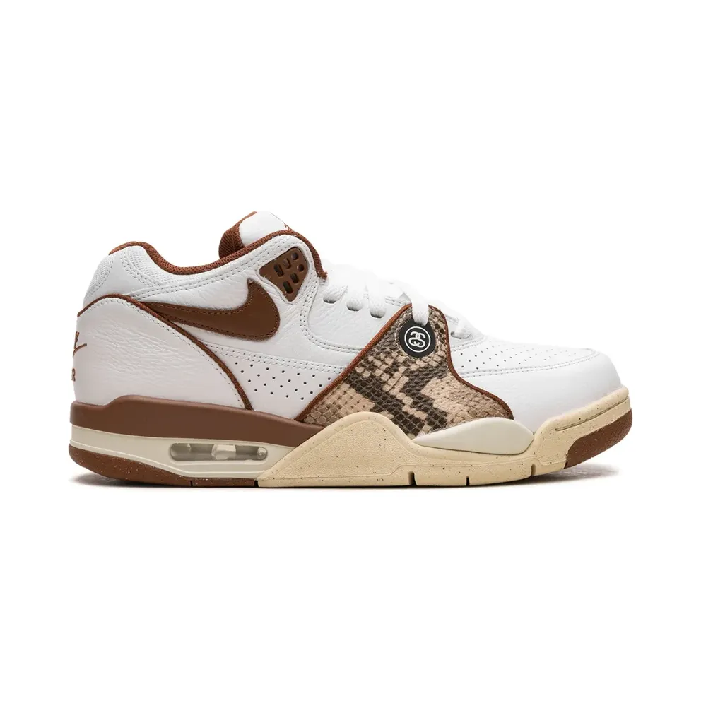 Nike x Stussy Air Flight 89 Pecan Fossil – White (FD6475)