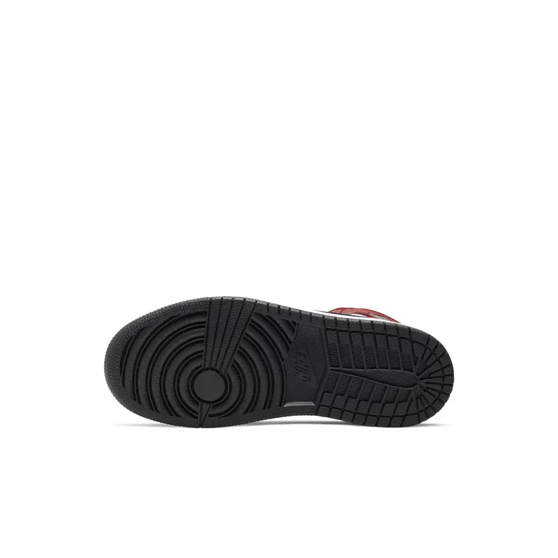 Jordan 1 Mid Chicago Toe (PS) Black/Gym Red-Black (640734-069)