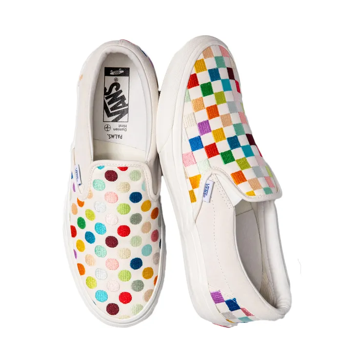 Vans Classic Slip-On VLT LX Damien Hirst Polka Dot Checkerboard