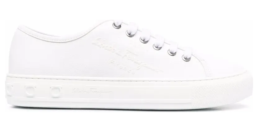 Ferragamo -Prägung “White” (751473)
