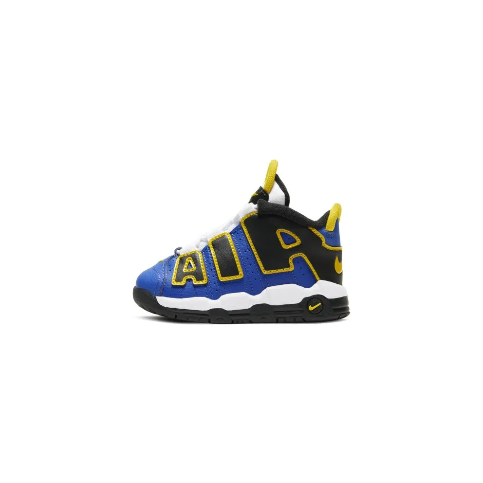 Nike Air More Uptempo Peace, Love & Basketball (TD) Game Royal/Speed Yellow-Black (DC7302-400)