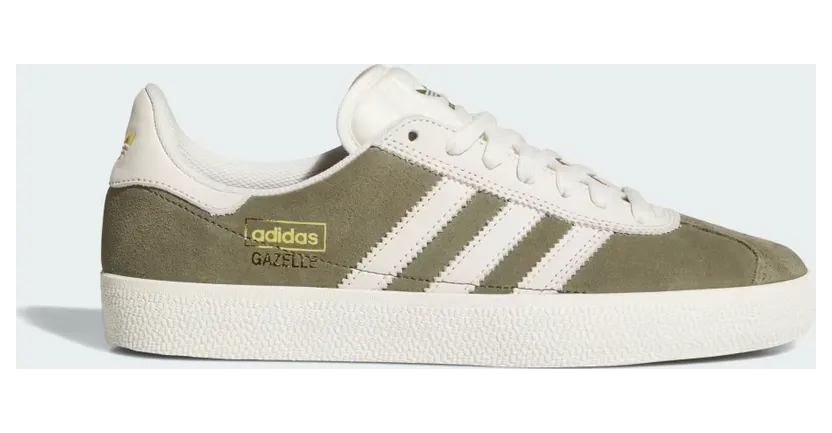 adidas Gazelle ADV “Olive Strata / Chalk White / Gold Metallic” (KJ0269)