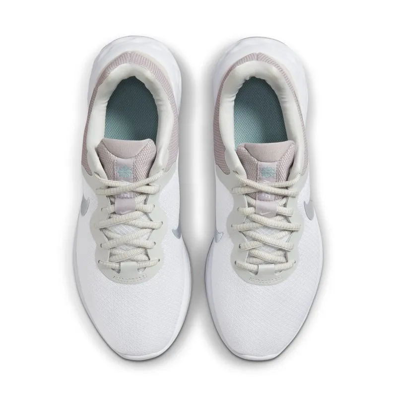 Nike Revolution 6 Next Nature Premium Road Running White 50% Sustainable Materials (DC9007-111)