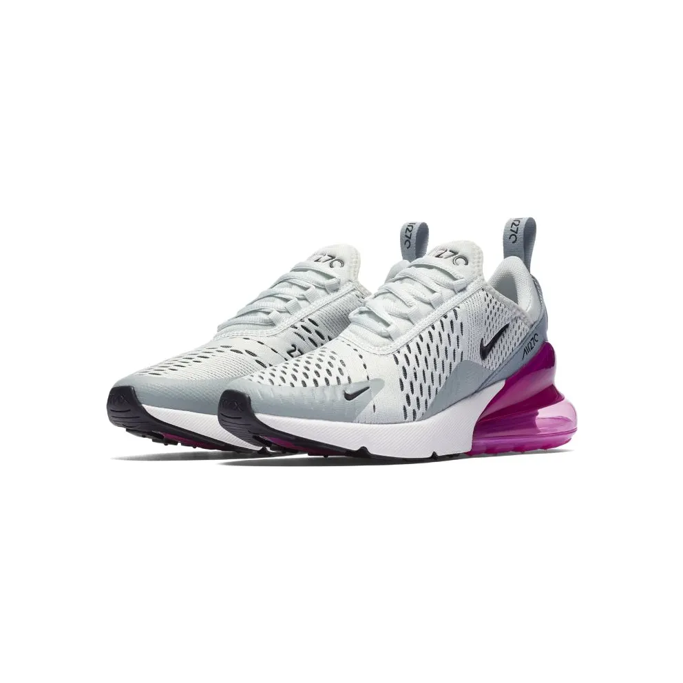 Nike Air Max 270 Barely Grey Fuchsia (W) Barely Grey/Black-Light Pumice-Fuchsia Blast-Black (AH6789-004)