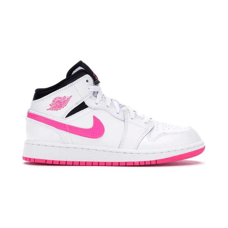 Air Jordan 1 Mid GS White (555112-106)