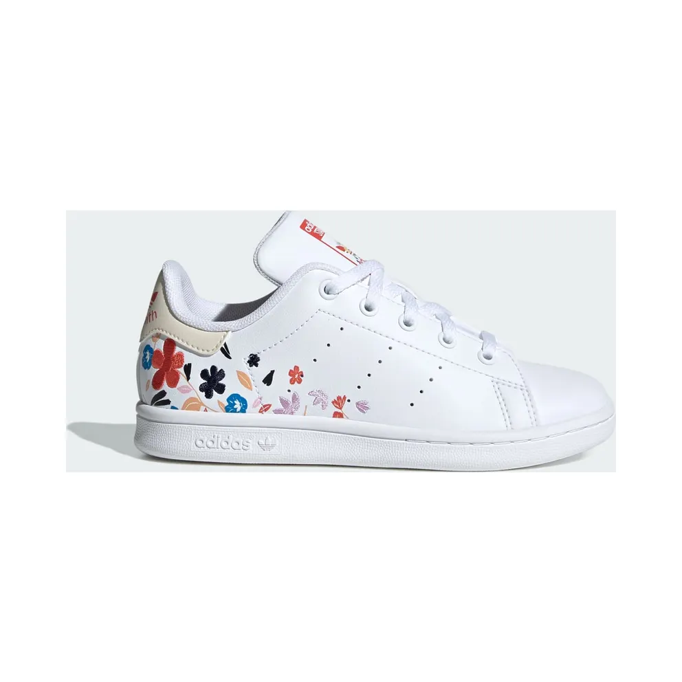 Adidas Stan Smith Shoes Kids Cloud White / Wonder White / Bright Red (IE0895)