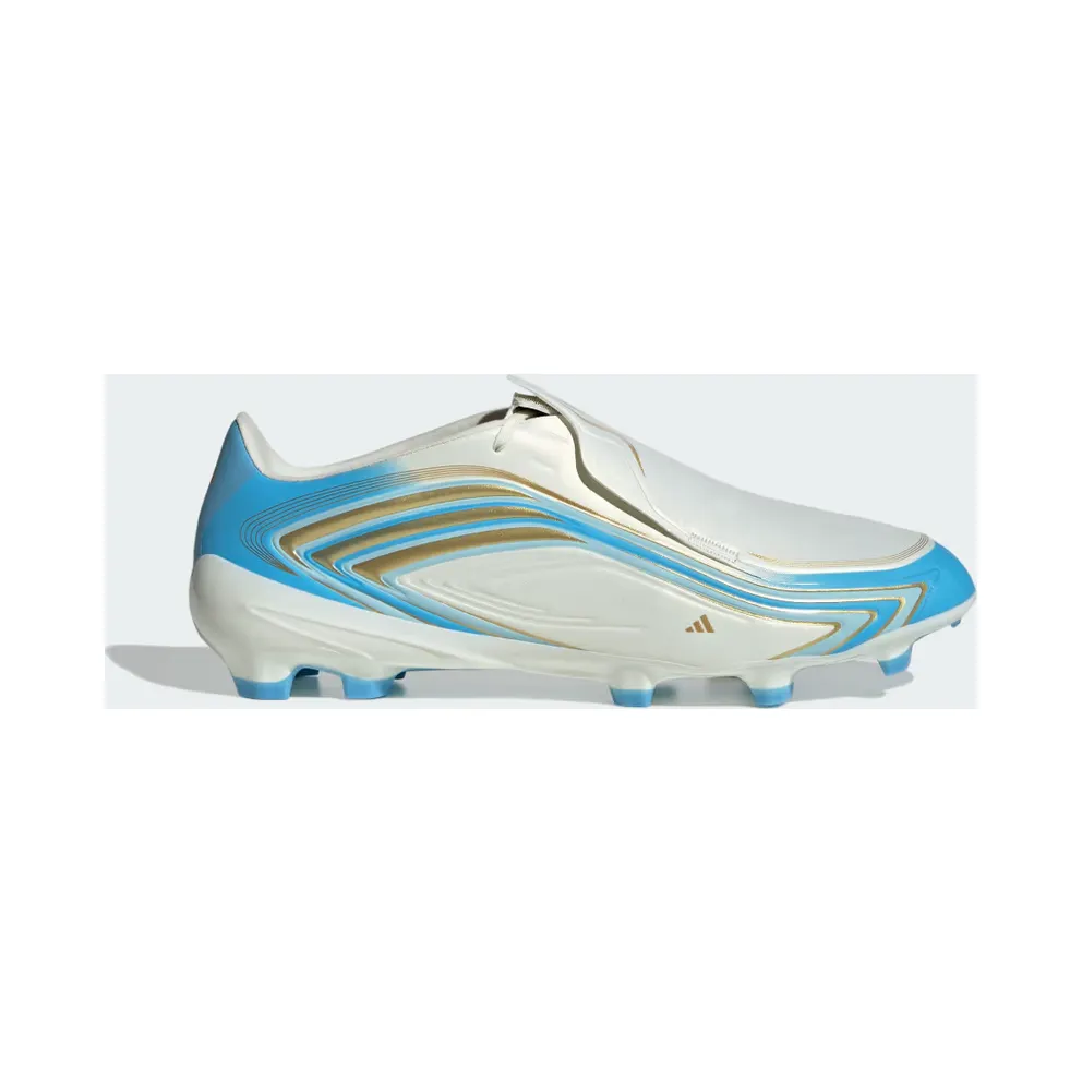 adidas F50 Messi League Firm Ground Football Boots “Ivory / Semi Blue Burst / Icey Blue” (IH1902)