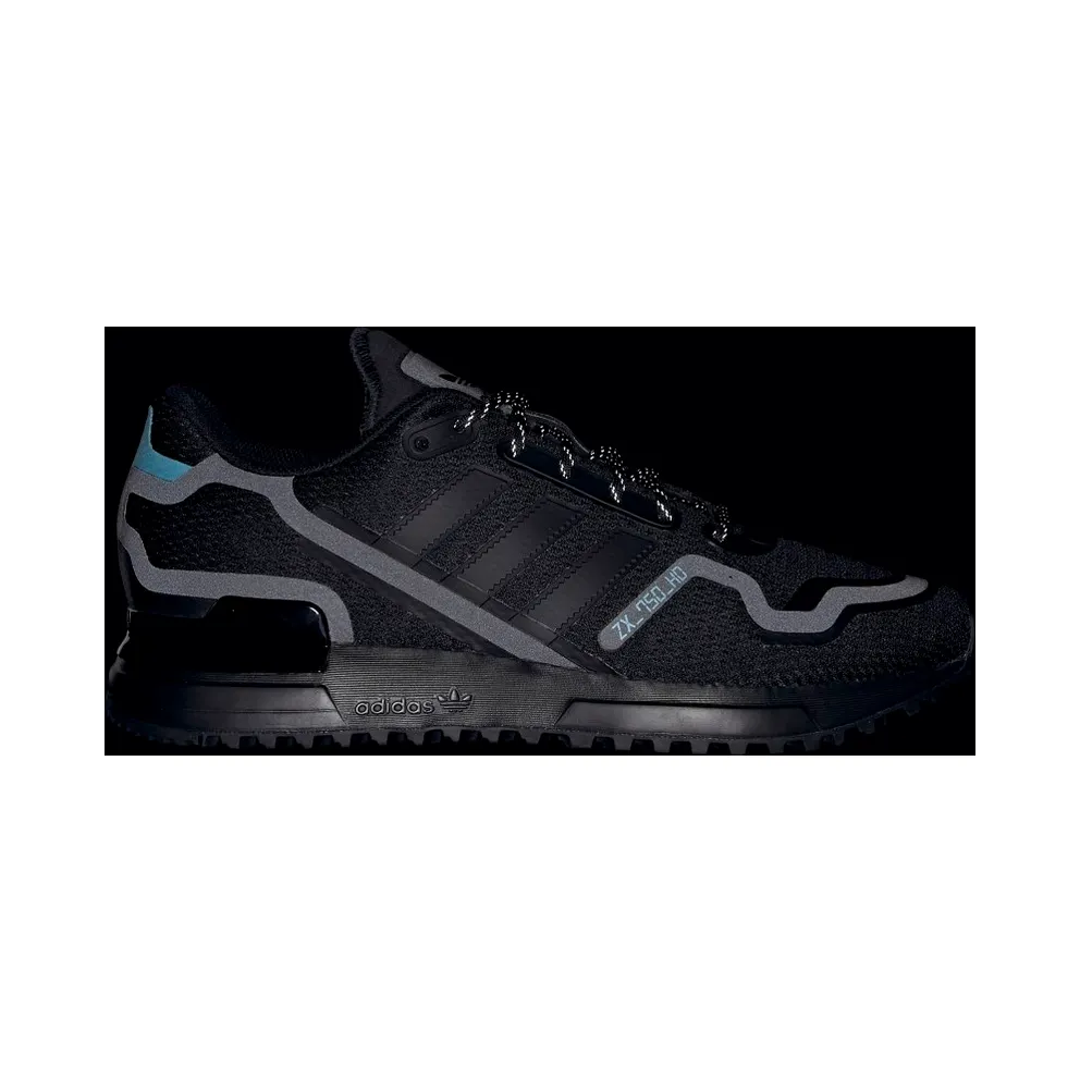 Adidas ZX 750 HD ‘Core Black Cyan’ Core Black/Core Black/Bright Cyan (FV8488)
