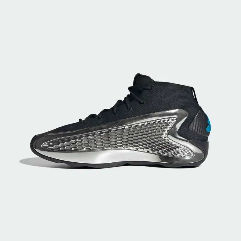 Adidas Anthony Edwards 1 Low Core Black / Silver Metallic / Core Black (JI0424)