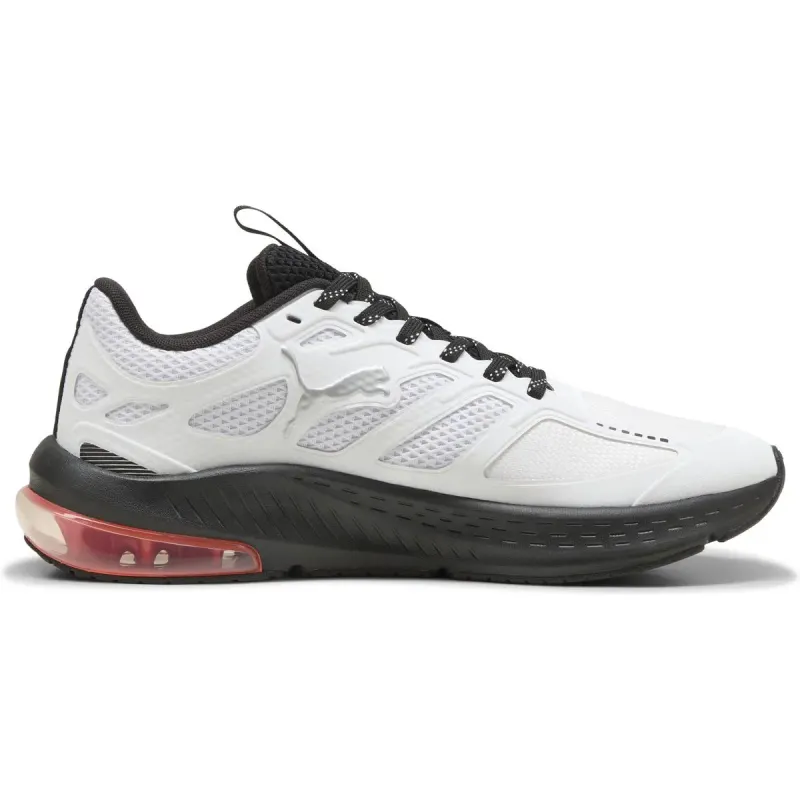 Puma X-Cell Lightspeed Laufschuhe Herren 17 – PUMA white/glowing red 44.5 für Herren, weiß, Größe 41 EU (309972)