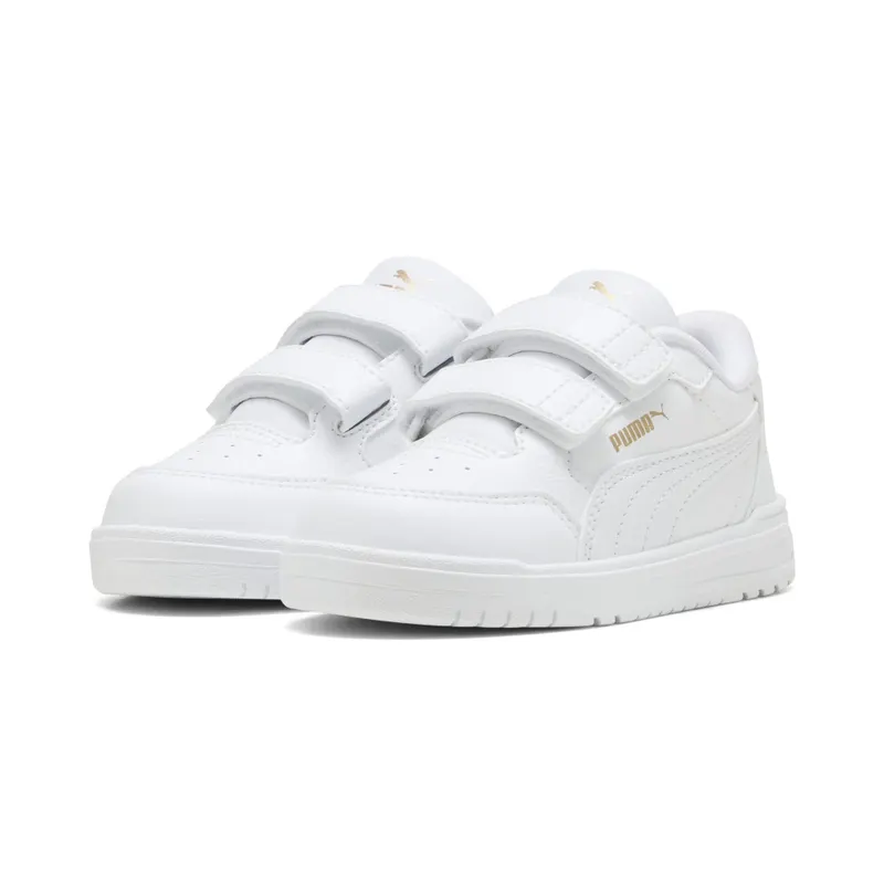 Puma Shuffle Downtown “Puma White / Puma White / Puma Gold” (403741_01)