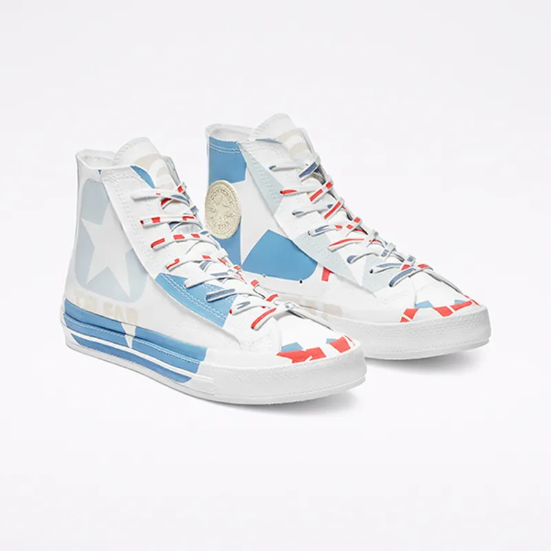 Converse Converse x TELFAR Chuck 70 High Top White/chili Pepper/black (169068C)